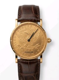 Corum Coin Watch 750/900 Gold 34g - Bild 2