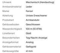 Armbanduhr 750 Gold Stahl Limited Edition - Bild 4