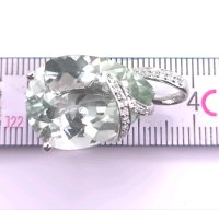 585 Gold Anhänger Aquamarin 13ct Diamant - Bild 5