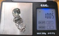 585 Gold Anhänger Aquamarin 13ct Diamant - Bild 11