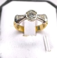 Verlobungsring 750 Gold 1.2 ct Diamant F-G - Bild 4