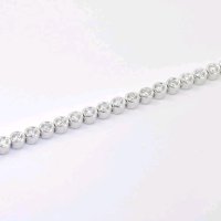 Tennisarmband 750 Gold 3,64 ct Diamanten - Bild 10