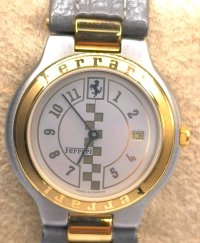 750 Gold Stahl Uhr Cartier Ferrari Formula mit Papieren - Bild 6