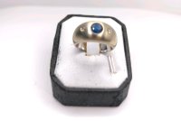 Ring 585 Gelbgold Saphir 0,55 ct Diamant 0,2 ct - Bild 5