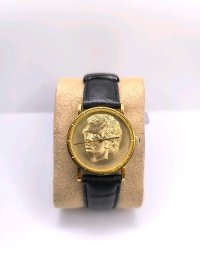 Golduhr 750 Gold mit Beckenbauer-Münze - Bild 3