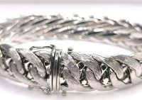 Armband 750 Weißgold massiv 47g - Bild 1