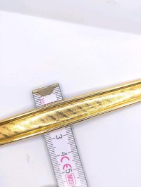 Massiver Armreif 750 Gelbgold 18K breit - Bild 4