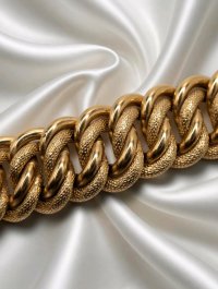 Massiver 750 Gold-Armreif 18K breit - Bild 9