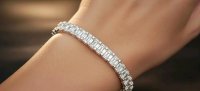 Armreif 750 Gold mit 2,2 ct Diamanten - Bild 1
