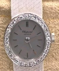 Chopard Uhr 750 Weißgold Diamanten Box - Bild 1