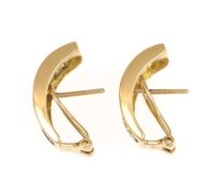 Ohrstecker Creolen 750 Gold 1,2 ct Saphir - Bild 6
