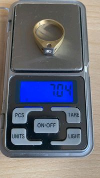 Siegelring 750 Gelbgold mit Diamant 0,45 ct - Bild 3