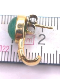 Ohrringe 585 Gold Stecker Smaragd Diamant 1,8ct - Bild 3