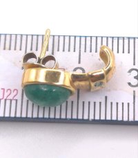 Ohrringe 585 Gold Stecker Smaragd Diamant 1,8ct - Bild 6
