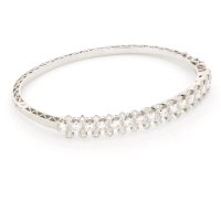 Diamant-Armreif 750 Weißgold 3,3 ct - Bild 2