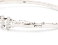 Diamant-Armreif 750 Weißgold 3,3 ct - Bild 6