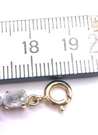 Tennisarmband 585 Gelbgold mit Topas - Bild 4
