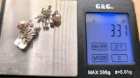 Creolen 585 Gelbgold mit Diamant - Bild 5