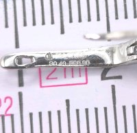 Ohrringe Creolen 750 Gold Diamant Rubin 1,8 ct - Bild 5