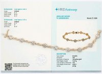 Tennisarmband 585 Gelbgold 4,2 ct Diamant - Bild 2