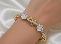 Tennisarmband 585 Gelbgold 4,2 ct Diamant - Bild 5