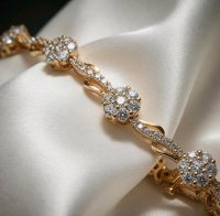 Tennisarmband 585 Gelbgold 4,2 ct Diamant - Bild 7