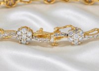 Tennisarmband 585 Gelbgold 4,2 ct Diamant - Bild 8