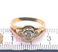Diamantring 750 Gold 0,5 ct - Bild 6