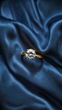 Ring 585 Gold mit 1,24 ct Diamant, Größe 56 - Bild 4