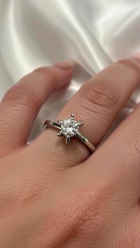 Ring 585 Gelbgold Diamant 0,38 ct H/VS1 - Bild 4