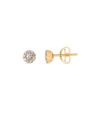Creolen 585 Gelbgold CHRIST 0,3 ct Diamant Stecker - Bild 5