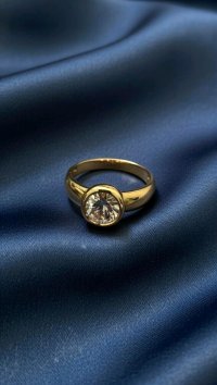 Ring 585 Gelbgold 1.19 Ct Diamant Ehering Verlobung - Bild 4