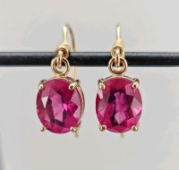 Ohrringe 750 Gold Creolen Rubin 7,86 ct - Bild 9