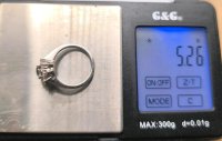 Ring 750 Gold Saphir 0,75 ct Diamant 0,4 ct - Bild 10