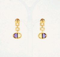 Ohrstecker 750 Gold Saphir 1,4 ct - Bild 5