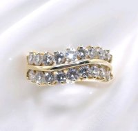 Infinity Memorie Ring 585 Gold 1ct Diamant H-J - Bild 8