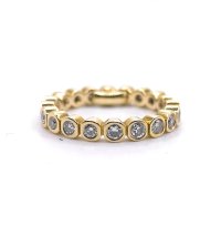 Ring 585 Gold Infinity Memory 1ct Diamant - Bild 3
