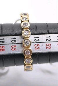 Ring 585 Gold Infinity Memory 1ct Diamant - Bild 4