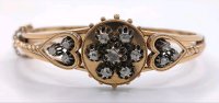 Armband 585 Rotgold Diamant 0,6 ct antik - Bild 1