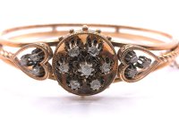 Armband 585 Rotgold Diamant 0,6 ct antik - Bild 3