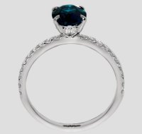 Ring 585 Gold Spinell 1,42 ct Diamant - Bild 3