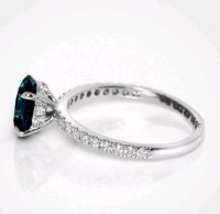 Ring 585 Gold Spinell 1,42 ct Diamant - Bild 6