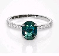 Ring 585 Gold Spinell 1,42 ct Diamant - Bild 12