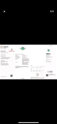 Ring 585 Gold Smaragd 4,27 ct Diamant - Bild 5