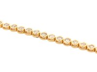 Tennisarmband 750 Gold 3,5 ct Diamant - Bild 7