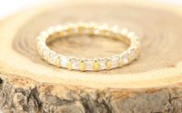 Infinity Memory Ring 750 Gold 1,05 ct Diamant - Bild 6