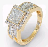Ring 585 Gelbgold 1,1 ct Diamant Verlobungsring Ehering - Bild 4