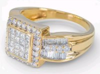 Ring 585 Gelbgold 1,1 ct Diamant Verlobungsring Ehering - Bild 8