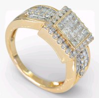 Ring 585 Gelbgold 1,1 ct Diamant Verlobungsring Ehering - Bild 9