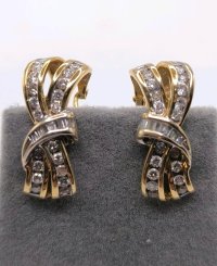 Ohrringe 585 Gold mit 1,8 ct Diamanten - Bild 2